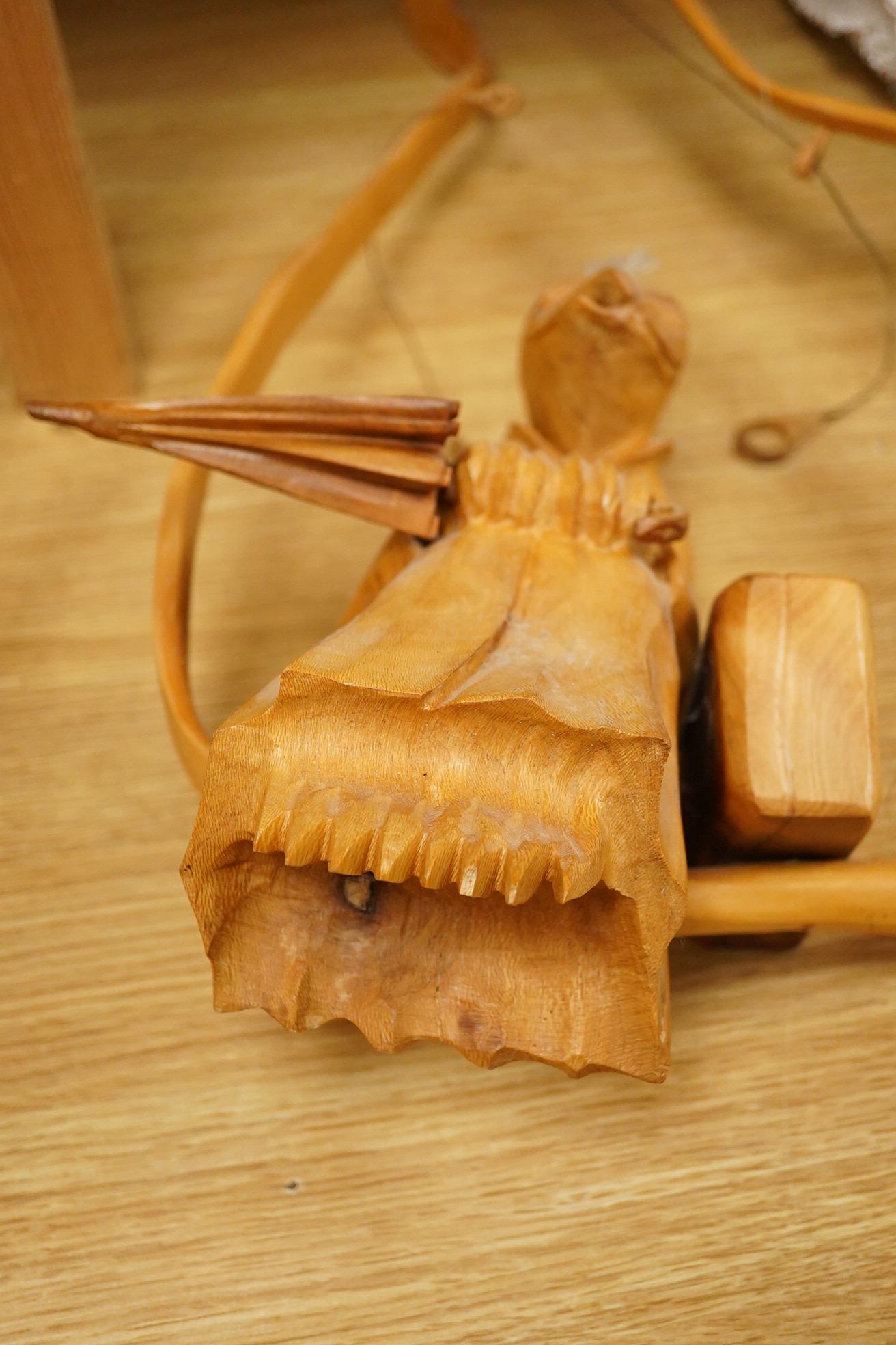 A cut glass chandelier